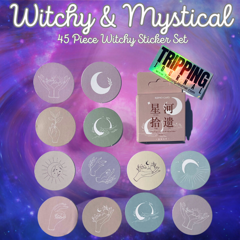 Witchy & Mystical: 45pcs Sticker Set 🔮