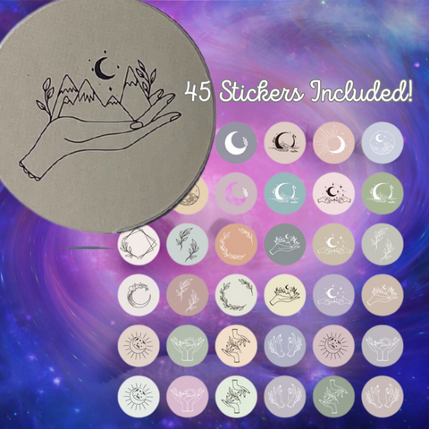 Witchy & Mystical: 45pcs Sticker Set 🔮