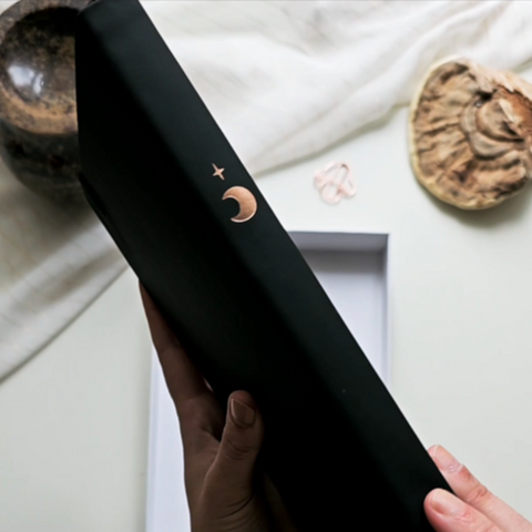Limited Edition "Stellar Night" Blacked out Bullet Journal ☾