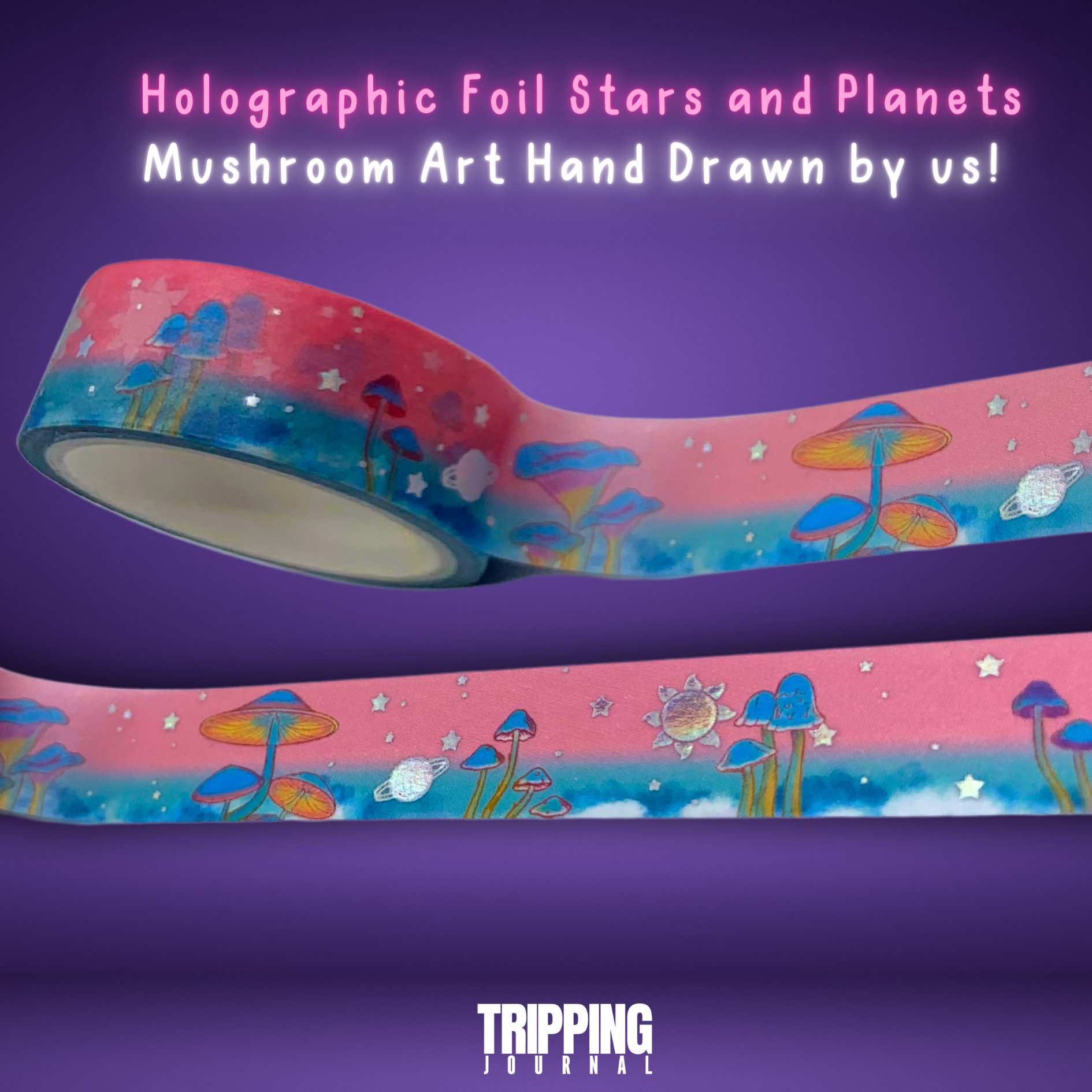 Supernova Holographic Washi Tape ⚡Exclusive⚡ – TrippingJournal