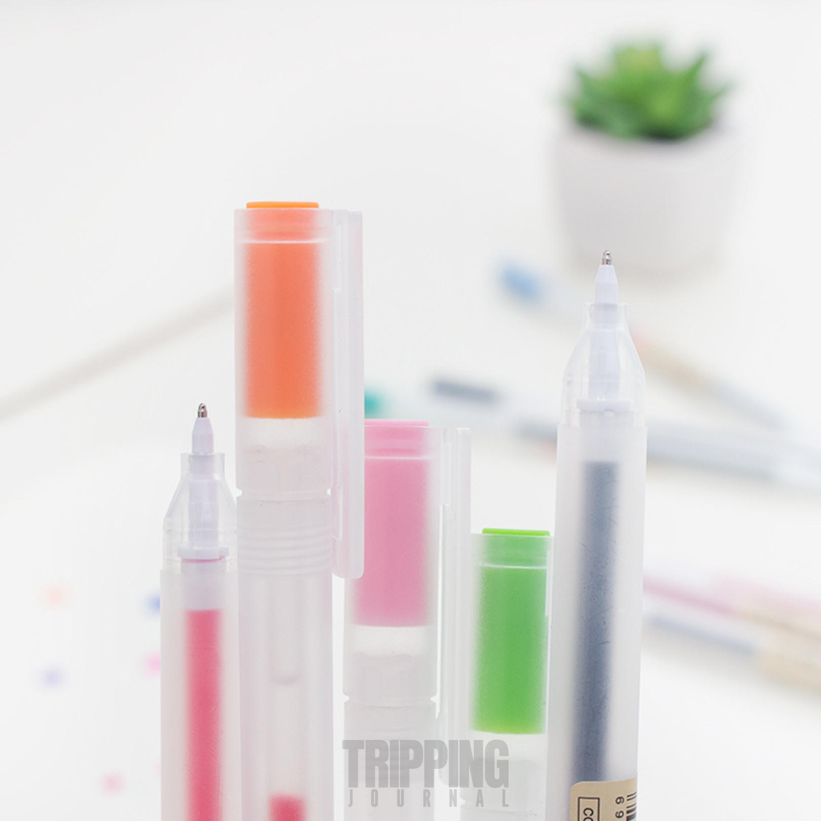 Muji Style Color Burst Pens: 12 Pack – TrippingJournal