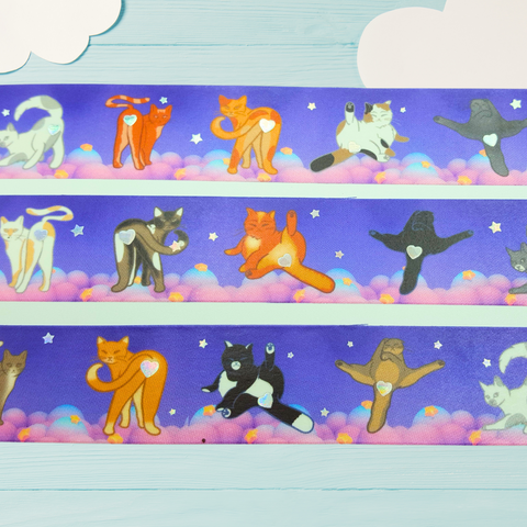Holographic Cat Butts Washi Tape 🐈