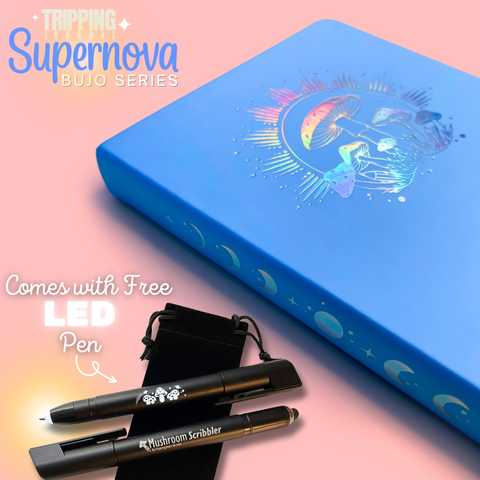 Limited Edition "Supernova" Pastel Blue Bullet Journal ☾