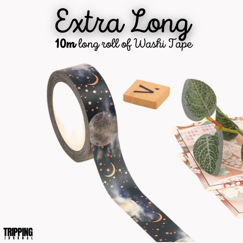 Rose Gold Foil Moon: Washi Tape