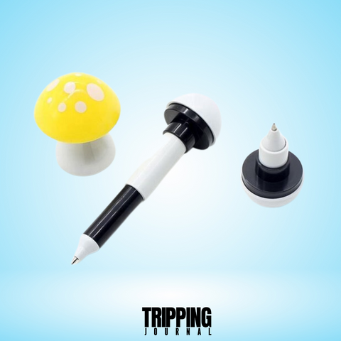 Mushroom Hidden & Retractable Pen - 4 Pack 🍄