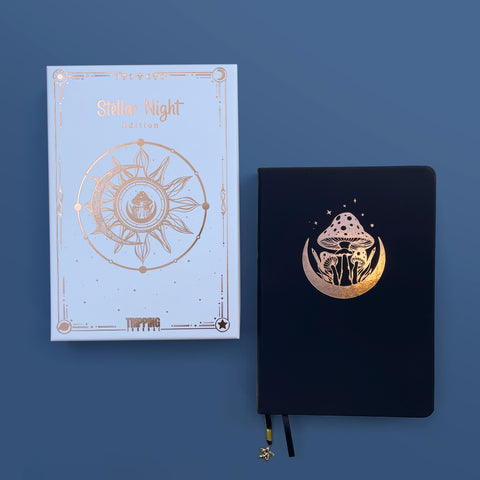 Limited Edition "Stellar Night" Blacked out Bullet Journal ☾
